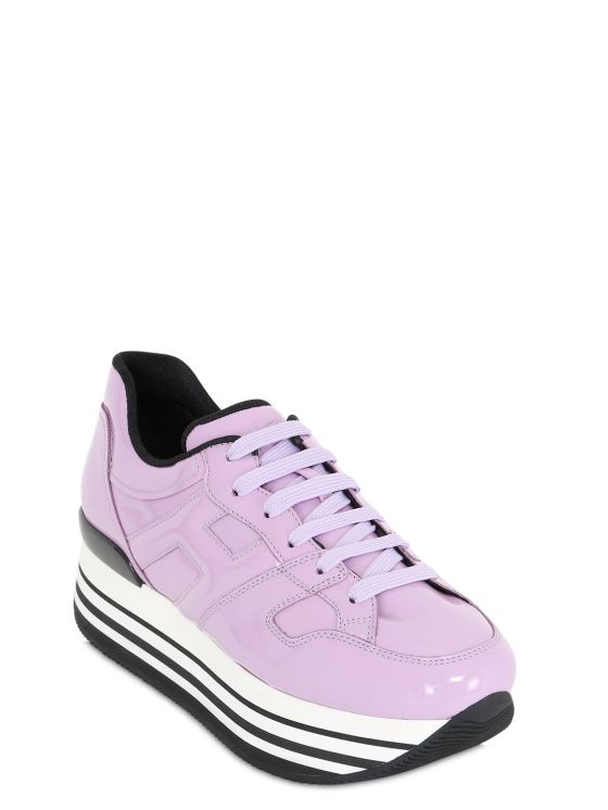 Hogan Patent Leather Sneakers, $545